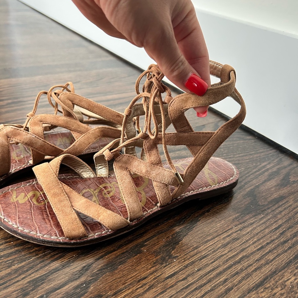 Sam Edelman Women's Gladiator Tan Sandals